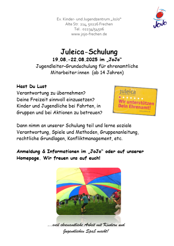 JuLeiCa 2025 Flyer